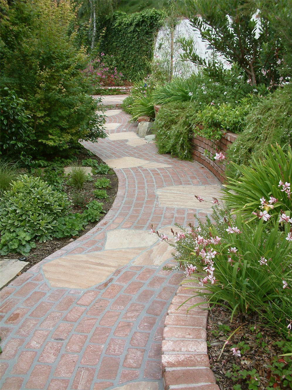 Curvaceous Brick Path