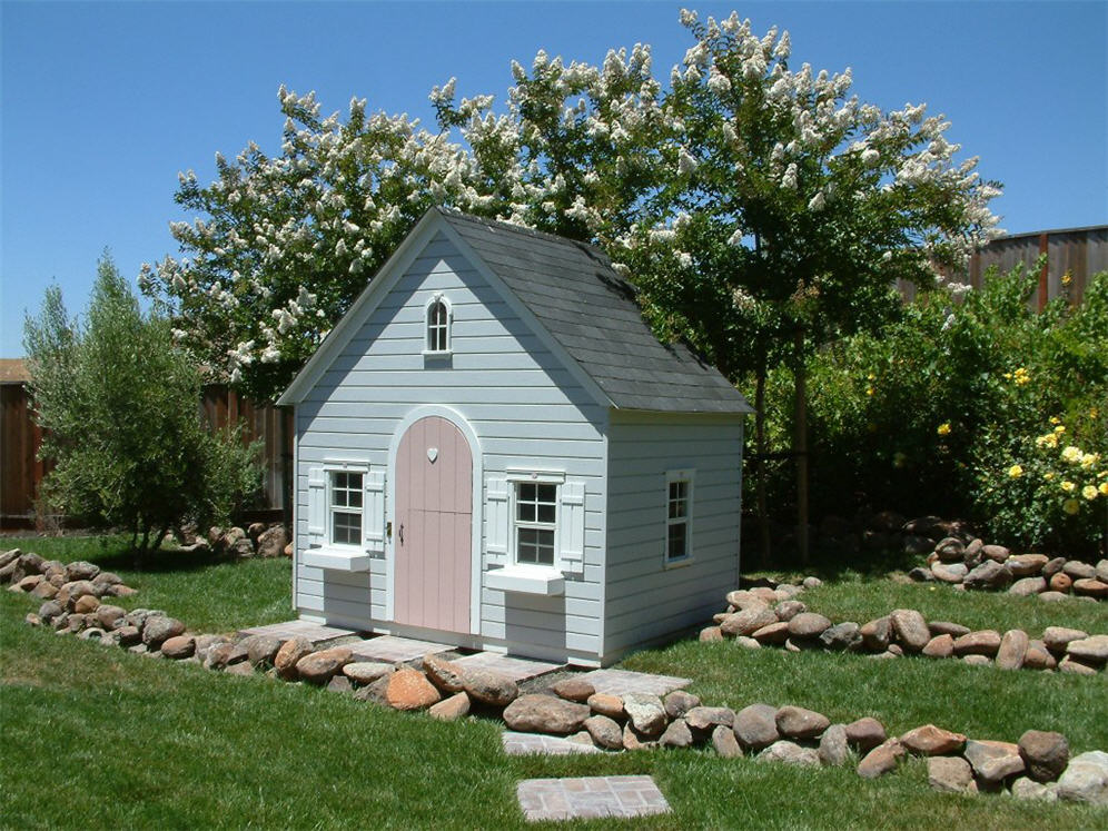 Playhouse in Backyard