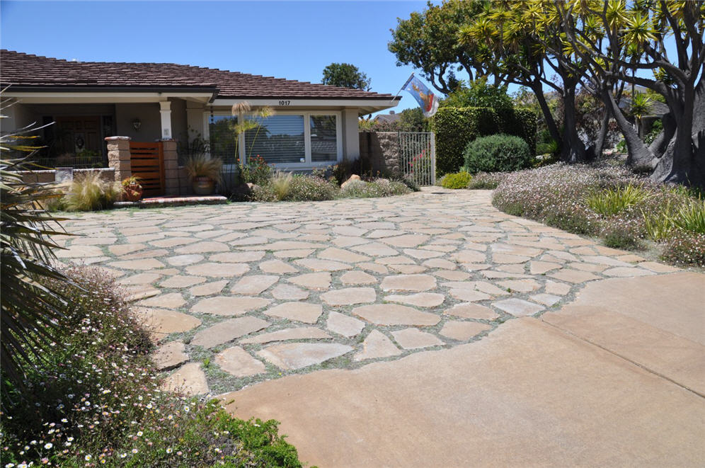 Driveway and Broken Concrete Mix