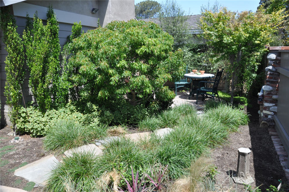 Hidden Patio Garden Seating