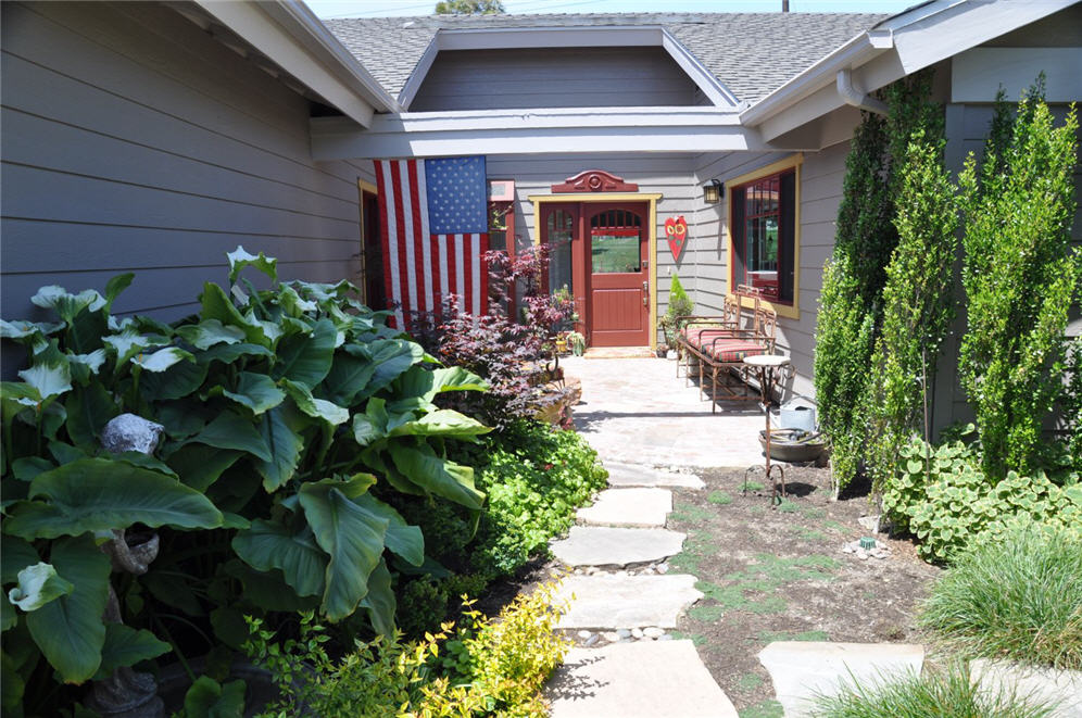 Brick Road Entry to Front Door