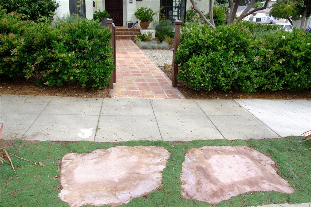 Pavers in Parking Strip